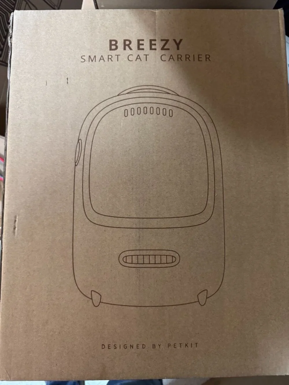 Breezy Smart Cat Carrier With Ventilation & Viewing Window Designed By Petkit